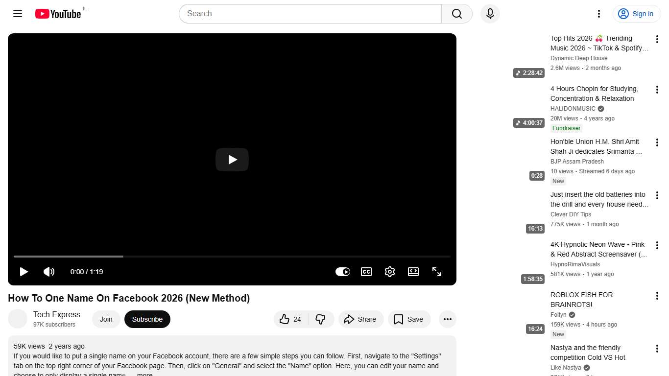 How To One Name On Facebook 2026 (New Method) - YouTube